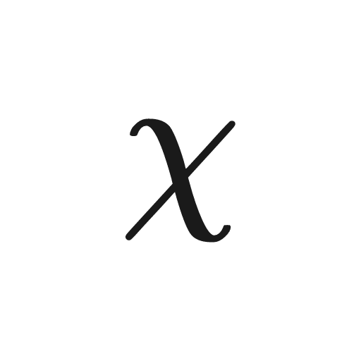 Greek Small Letter Chi (χ)