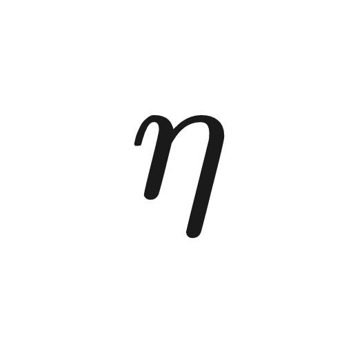 Greek Small Letter Eta (η)