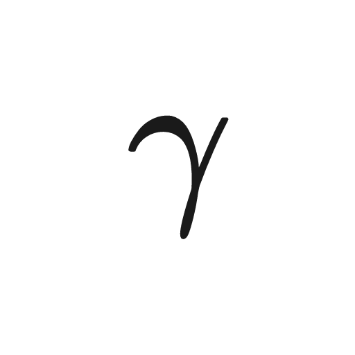 Greek Small Letter Gamma (γ)