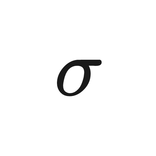 Greek Small Letter Sigma (σ)