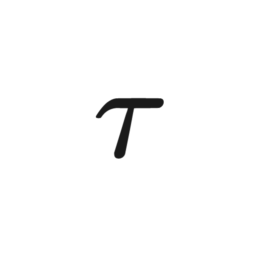 Greek Small Letter Tau (τ)